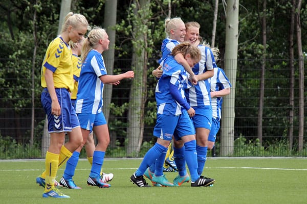 Ida Karstoft har scoret til slutresultatet 7-0.