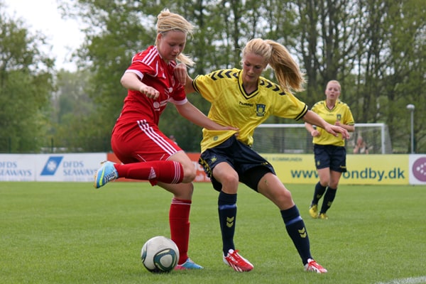 Frederikke Lindhardt fra Brøndby er en af 24 spillere, der er udtaget til træningssamlingen i Tilst.