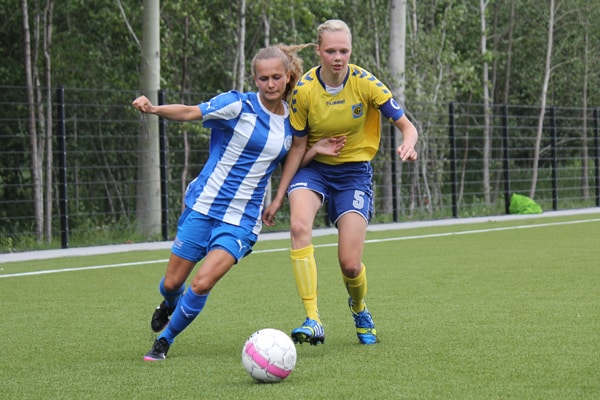 Frederikke Thøgersen, der er skiftet fra Thisted til Fortuna Hjørring, er en af seks Fortuna-spillere i truppen.