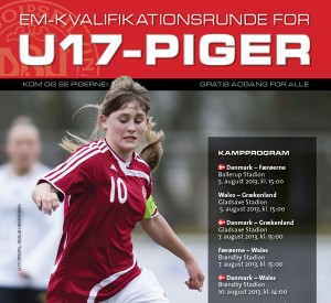 DBU-plakat for EM-kvalifikations-kampene