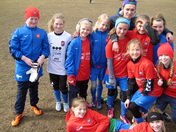 Flere og flere piger får lyst til at spille fodbold i Hvidovre. Foto: Hvidovre IF