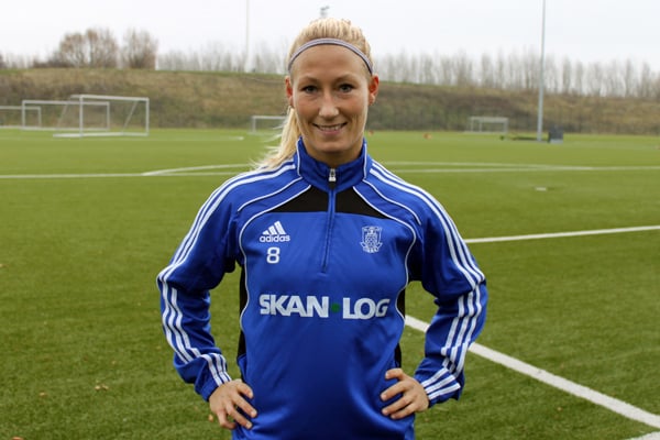 Theresa Nielsen er klar til to år mere i Brøndby. Foto: Andrea Trolle