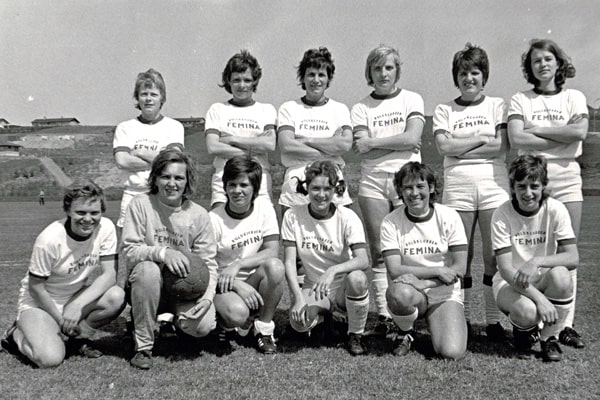 Feminas hold fra 1972, hvor den sidste turnering blev spillet udenfor DBU.