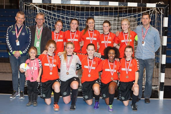 Lysengs U18-piger vandt bronze ved DM i futsal ved at slå Næsby i bronzefinalen.