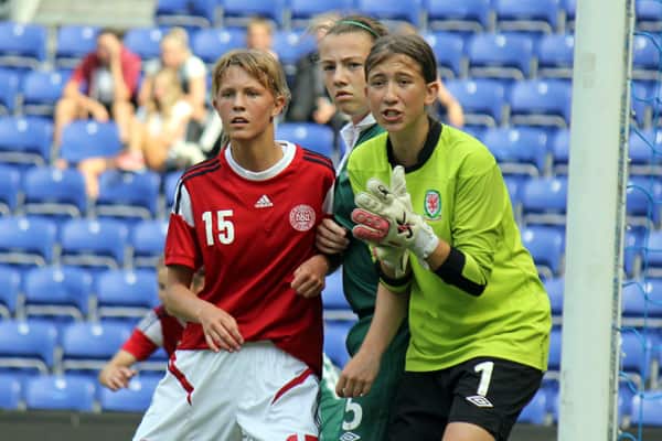 Rikke Dybdahl er en af otte Team Viborg-spillere, der er udtaget. Arkivfoto: Steen Trolle