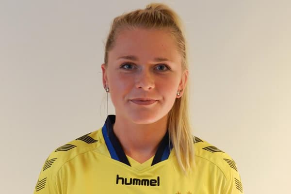 Amalie Thestrup bragte Brøndby foran efter 40 minutter.