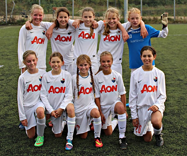 FA Københavns U13 1-piger - vindere af den bedste sjællandske U13-række 