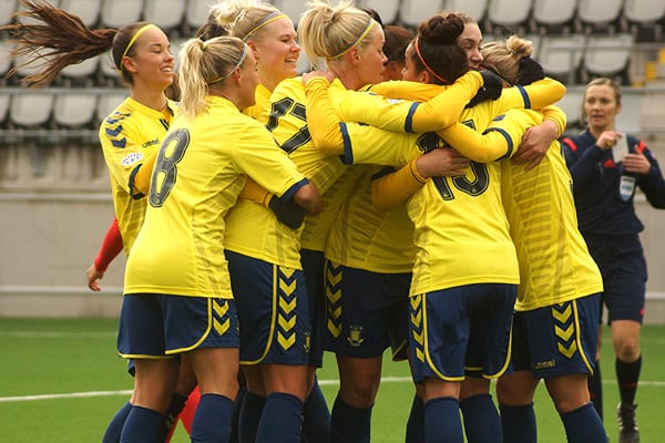1-0 til Brøndby!!! Foto: Rainer Fussgänger