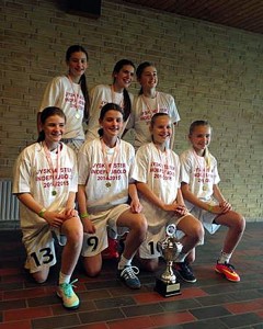 De nykårede Jyske Mestre U14A.