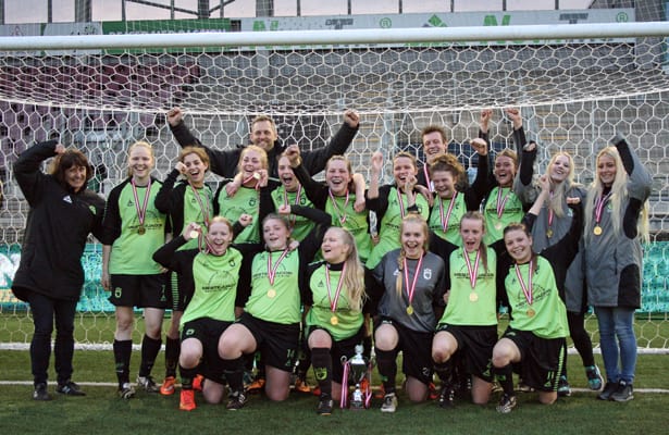 Taastrups nykårede U19-pokalvindere.