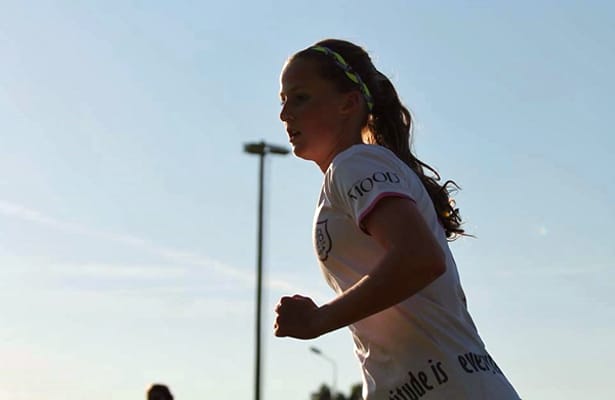 Nicoline i FC Rosengård.