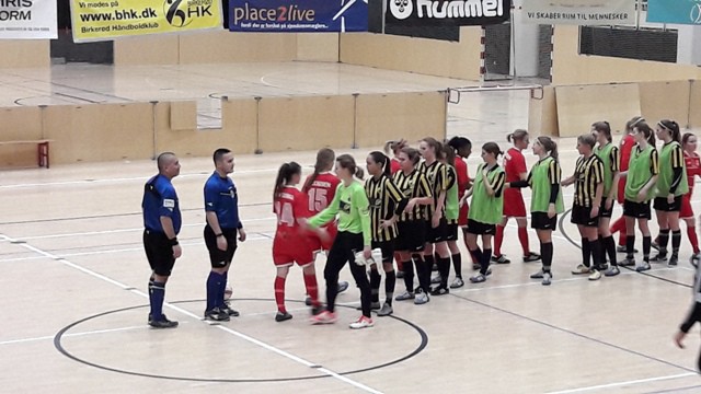 Futsal Kvindeserie Øst mellem Skjold Birkerød og BSF