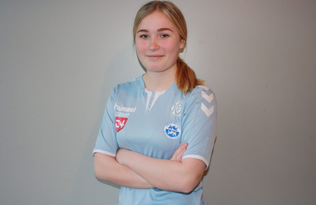 Ny spiller hos SønderjyskE`s 1. div. Fodbold piger