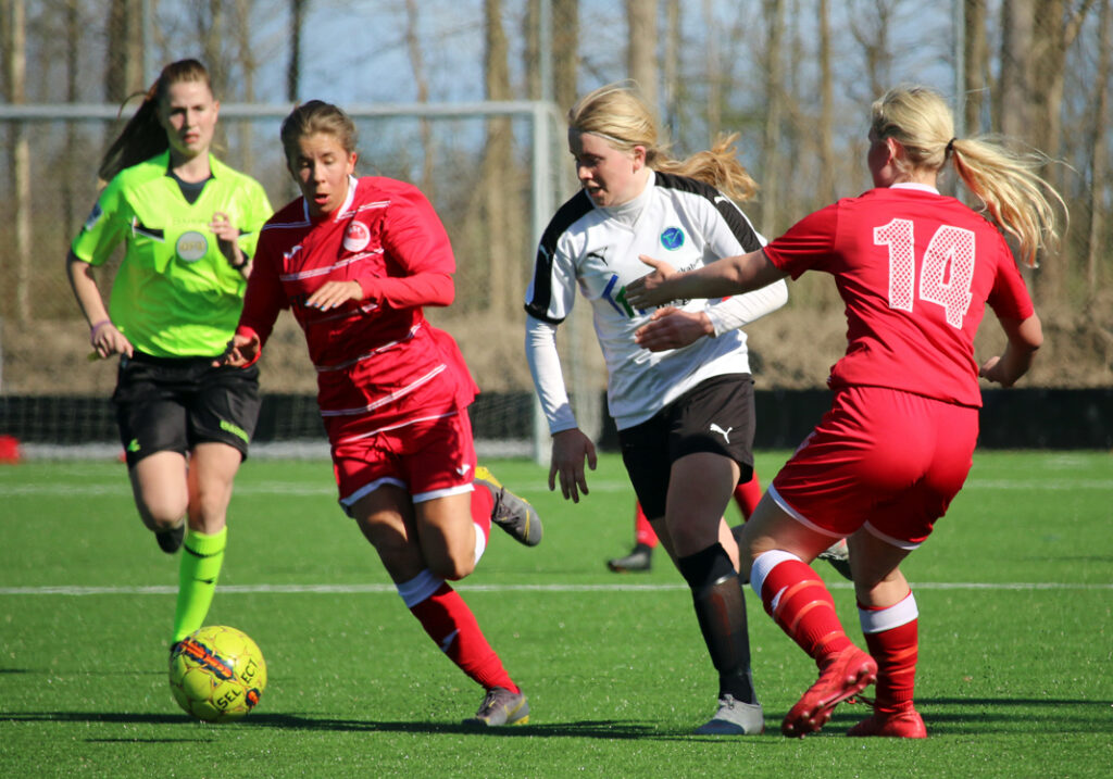 Team fik forårets første sejr i U18 DM Fodbold for piger