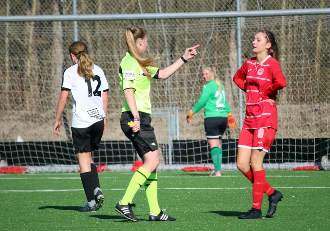 Team fik forårets første sejr i U18 DM Fodbold for piger