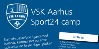 VSK Aarhus inviterer til Sport24 Camp i Påsken VSK Aarhus Sport24 Camp 2019