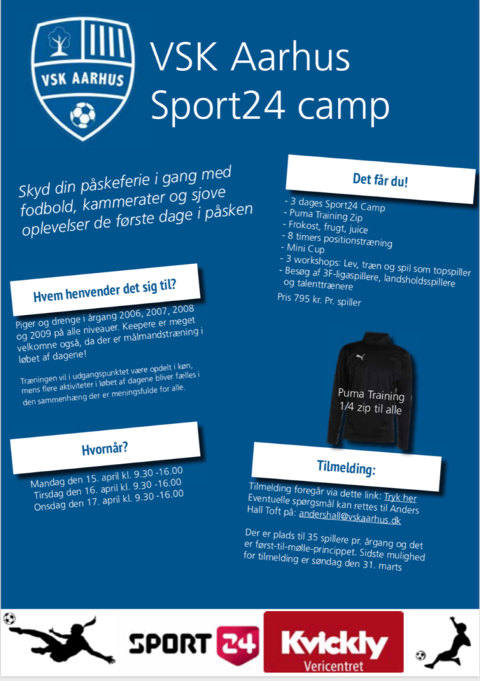 VSK Aarhus Sport24 Camp 2019