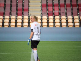 Kathrine Larsen: Erfaren spiller, der tydeligt husker følelsen fra sin første Champions League-kamp