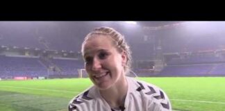 SE VIDEO: Bag kulisserne med Katrine Abel, da Brøndby kom videre i Champions League