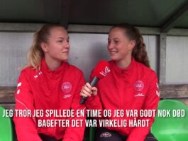 SE VIDEO: Da Sara Thrige og Nicoline Sørensen blev udtaget til Kvindelandsholdet