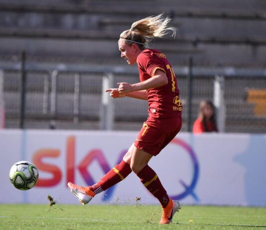 Amalie Thestrup: “Jeg er faldet godt til i AS Roma”