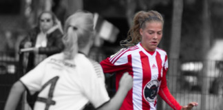 Træningsprogram og kreative fodboldøvelser holder Cecilie Bergholt skarp