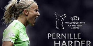 Pernille Harder kåret til årets bedste spiller i Europa for anden gang