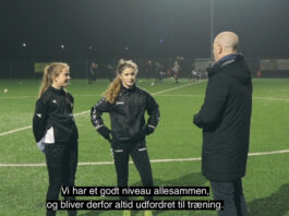 Pigefodbolden blomstrer på Djursland