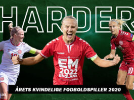 Pernille Harder årets kvindelige fodboldspiller for syvende gang