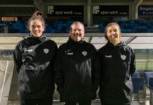 Køge Boldklubs kvindesenior trænerteam 2022