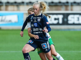 Vilde Amalie Vangsgaard scorer 4 kasser mod Eskilstuna United – se dem alle her