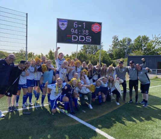 Guld-regn over Kolding: Kolding IF U16 er danske mestre i sæsonen 2022/2023