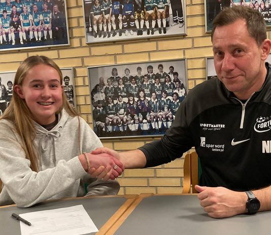 15-årige Mille får ungdomskontrakt i Fortuna Hjørring