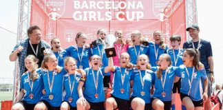 Allerøds U14 fodboldpiger tager sejren i Barcelona Girls Cup