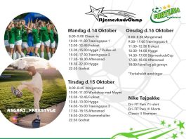 Fortuna Hjørring afvikler igen i år Stjerneskuds Camp i efterårsferien!