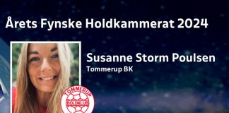 Susanne fra Tommerup BK er årets holdkammerat på Fyn