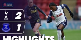 “FANTASTISK UDLIGNING”: Se Sara Holmgaards forrygende scoring for Everton