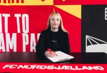 15-årige Caroline får kontrakt i FC Nordsjælland