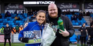 Mille Gejl og Nadia Nadim hædret internt i HB Køge