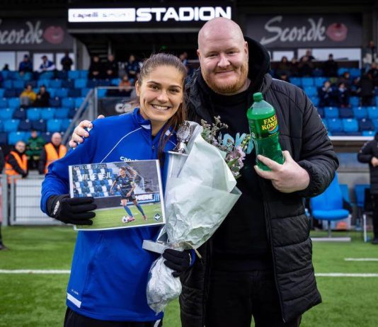 Mille Gejl og Nadia Nadim hædret internt i HB Køge