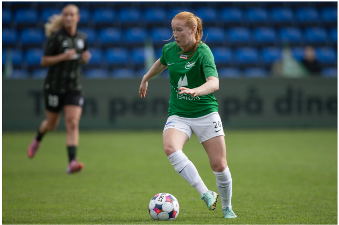 2026-01-13 kl. 08.11.41 Tilde Johansson i aktion for Fortuna Hjørring Foto: Fortuna Hjørring