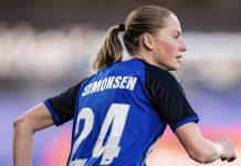 Silje Simonsen i aktion for første gang i sæsonen