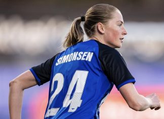 Silje Simonsen i aktion for første gang i sæsonen