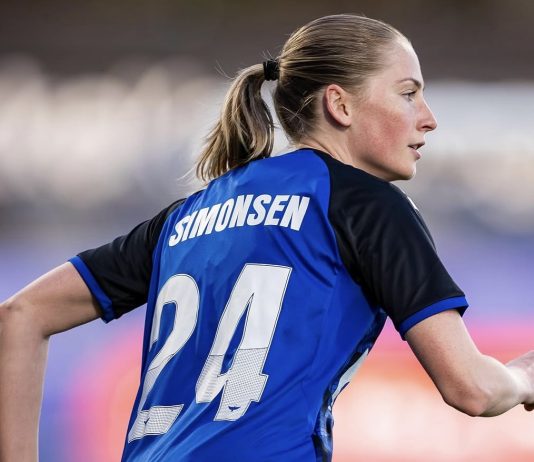 Silje Simonsen i aktion for første gang i sæsonen