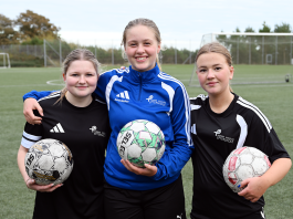 Derfor har Isabella, Cecilie og Astrid valgt fodbold på efterskolen