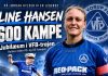 51-årige Line Hansen hyldes for 600 kampe – og hun spiller stadig fodbold