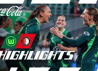 Cecilie Fløe scorede sit første mål for Wolfsburg i europæisk storsejr